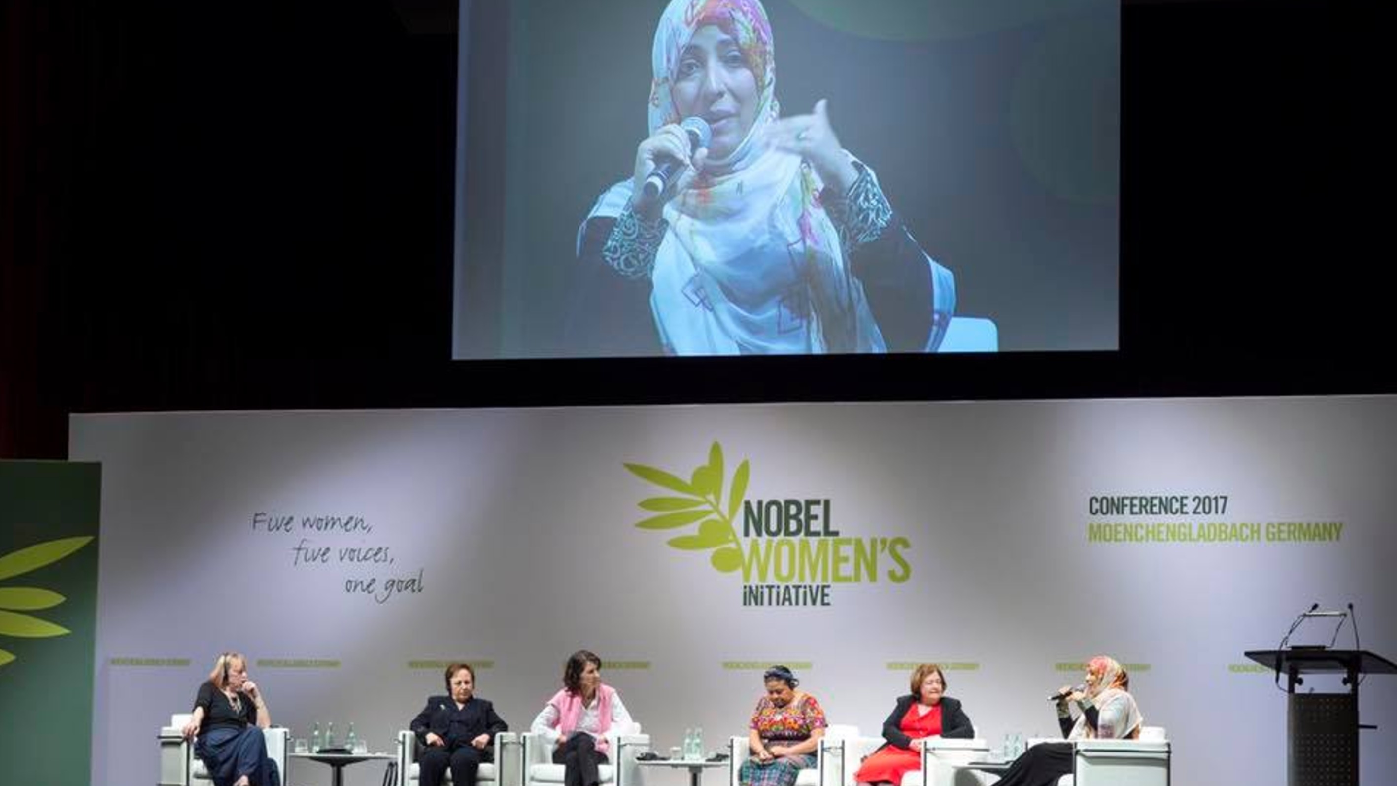 Mrs. Tawakkol Karman's speech at the opening session of Nobel Women's Initiative biannual conference in Germany